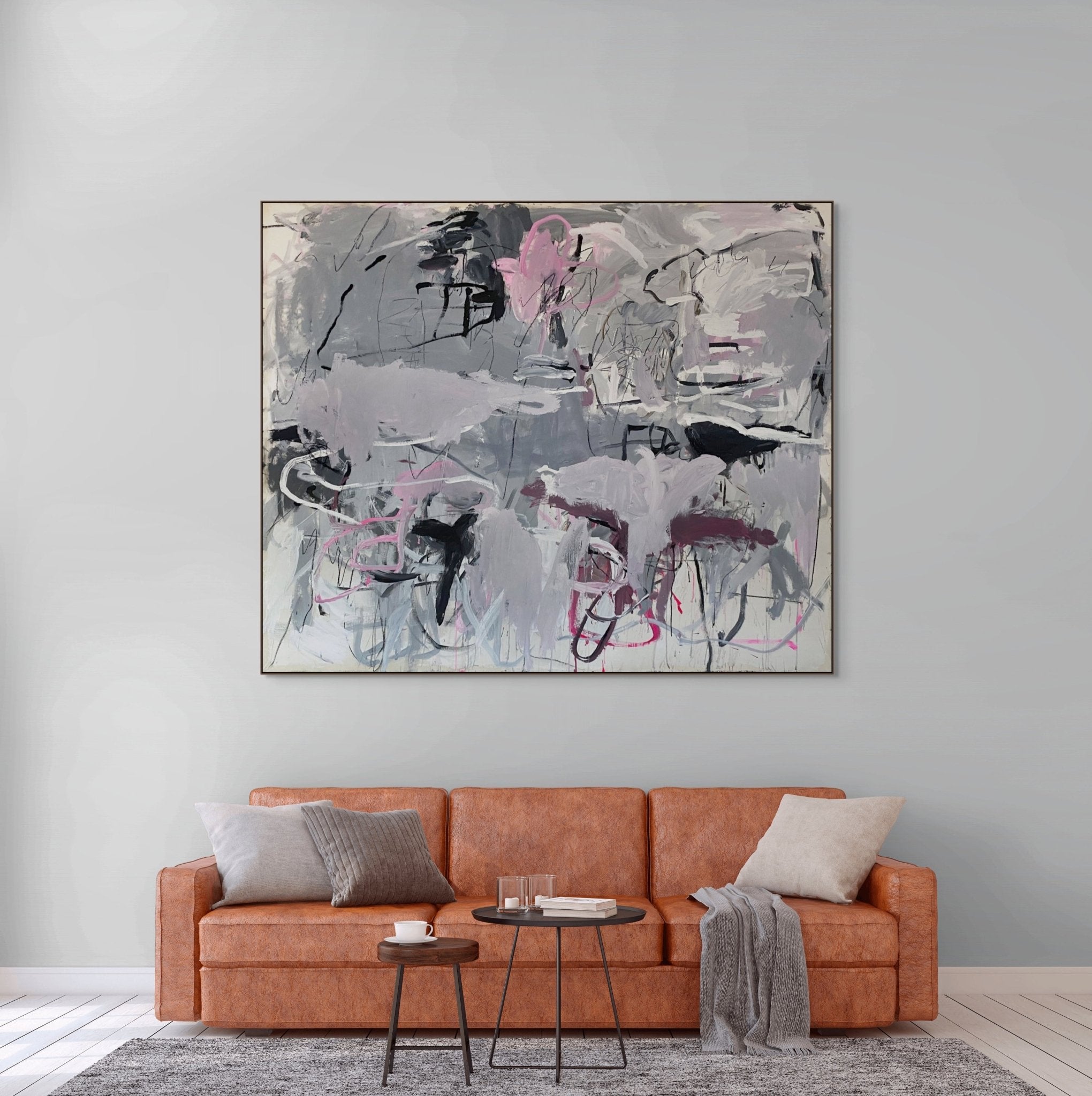 Pray for Rain - Macha Poynder - Abstract Painting - Ideelart