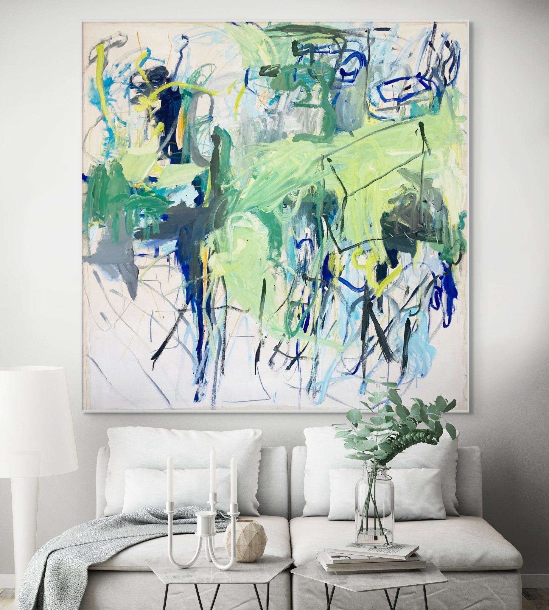 The Uprising of the Daffodils - Macha Poynder - Abstract Painting - Ideelart