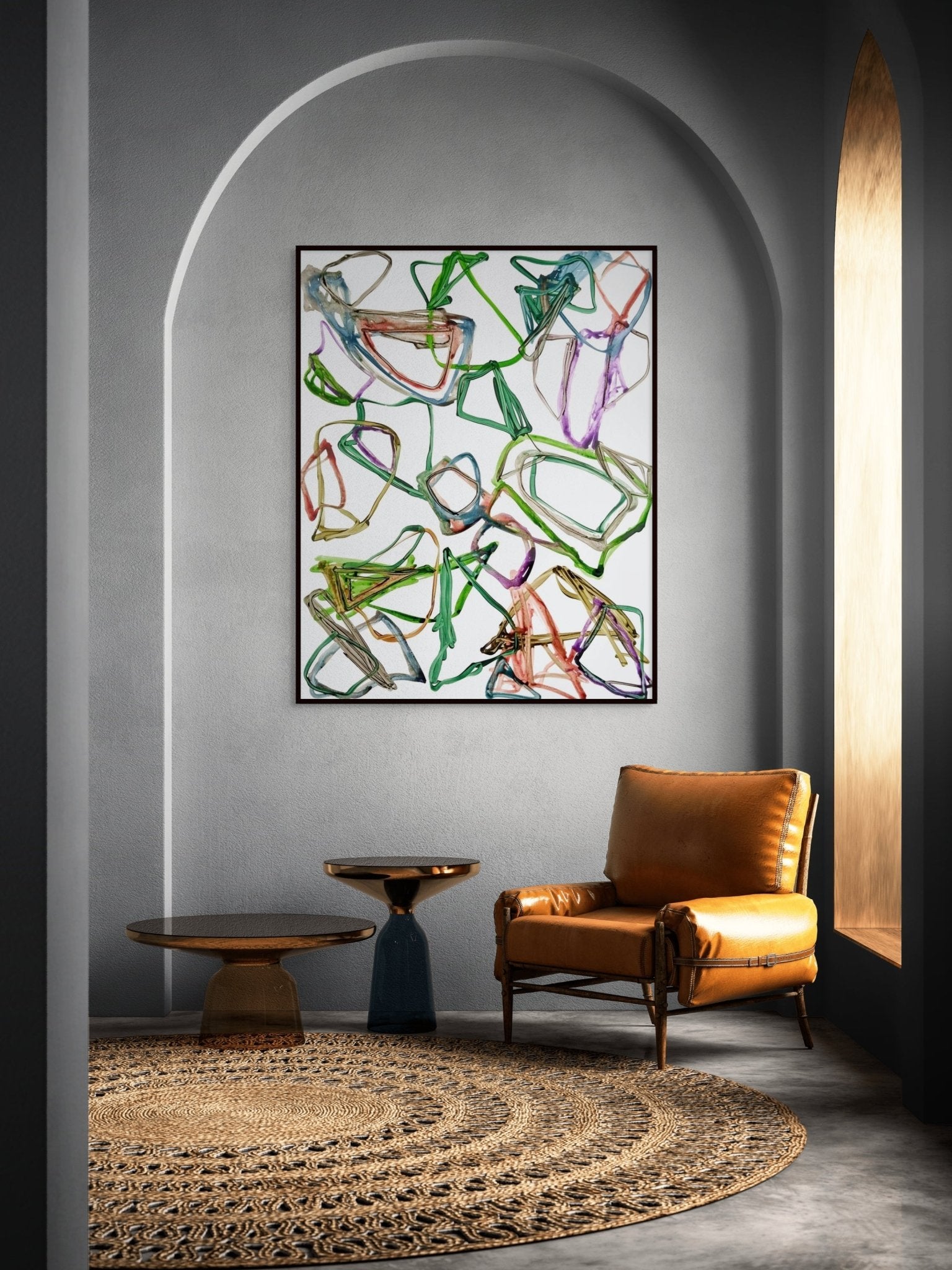 N°1119 - Jean - Daniel Salvat - Abstract Painting - Ideelart