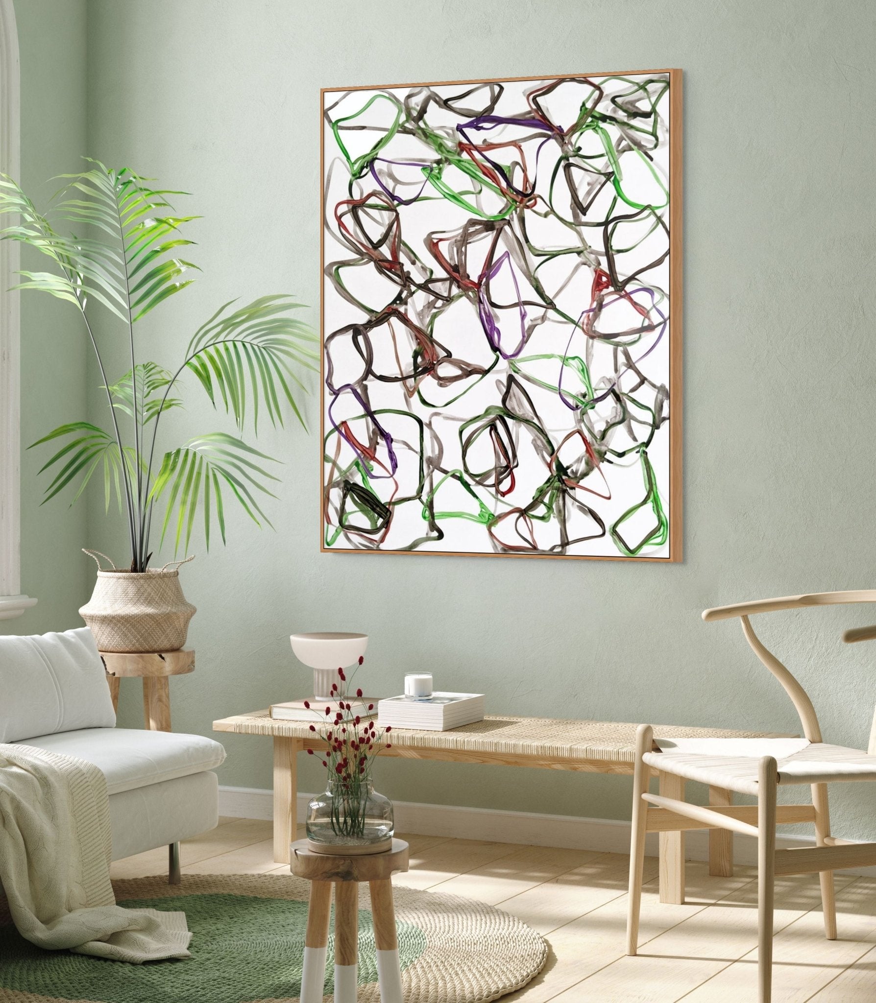 N°1122 - Jean - Daniel Salvat - Abstract Painting - Ideelart