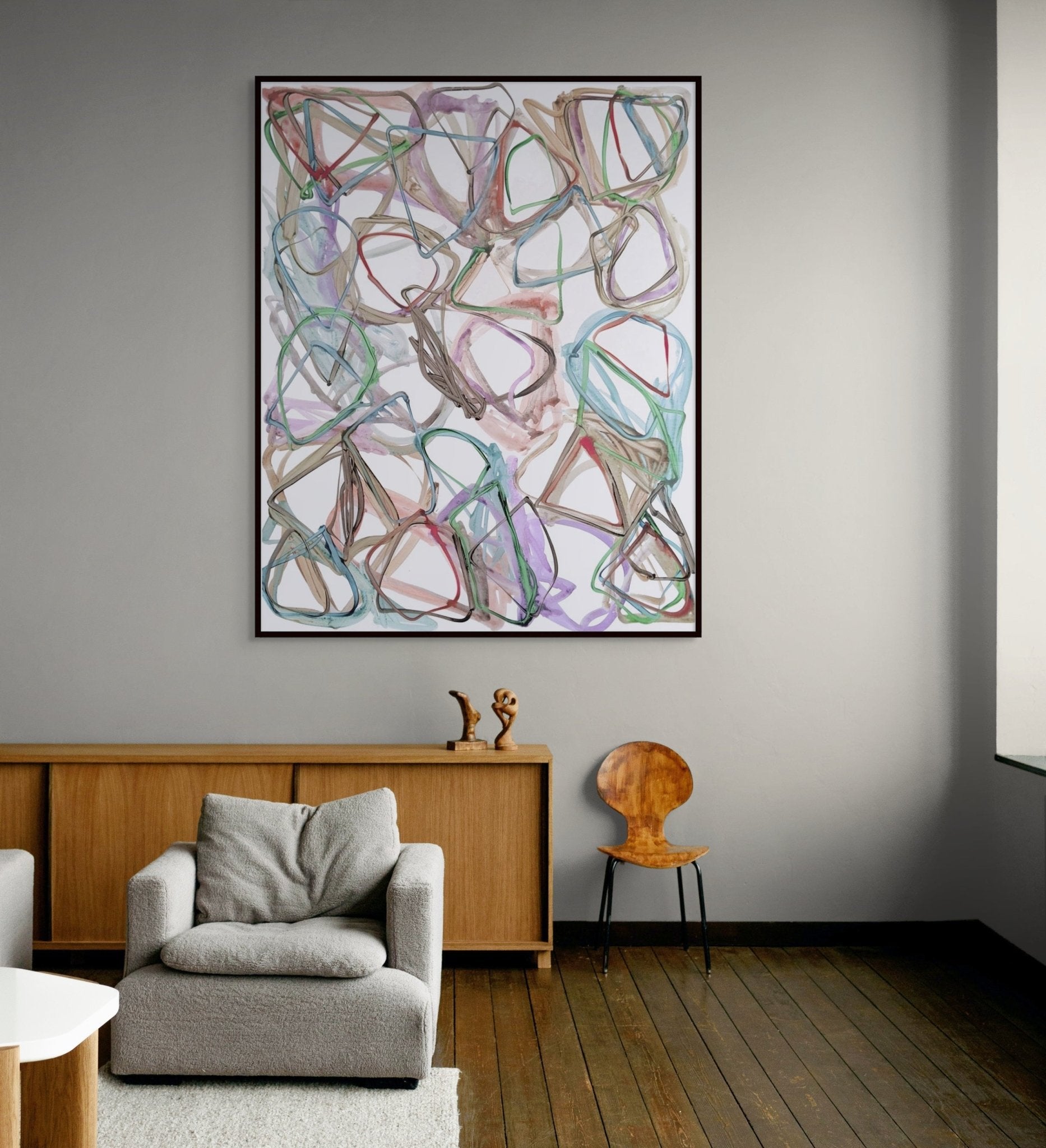 N°1135 - Jean - Daniel Salvat - Abstract Painting - Ideelart