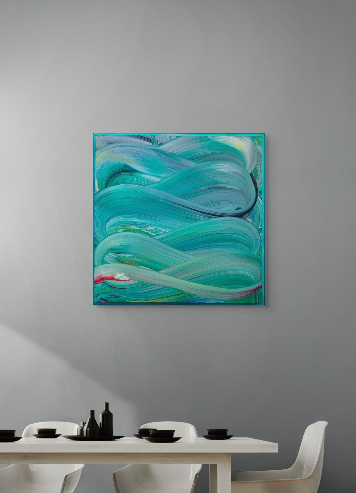 Aquatic Dreams - Nikolaos Schizas - Abstract Painting - Ideelart