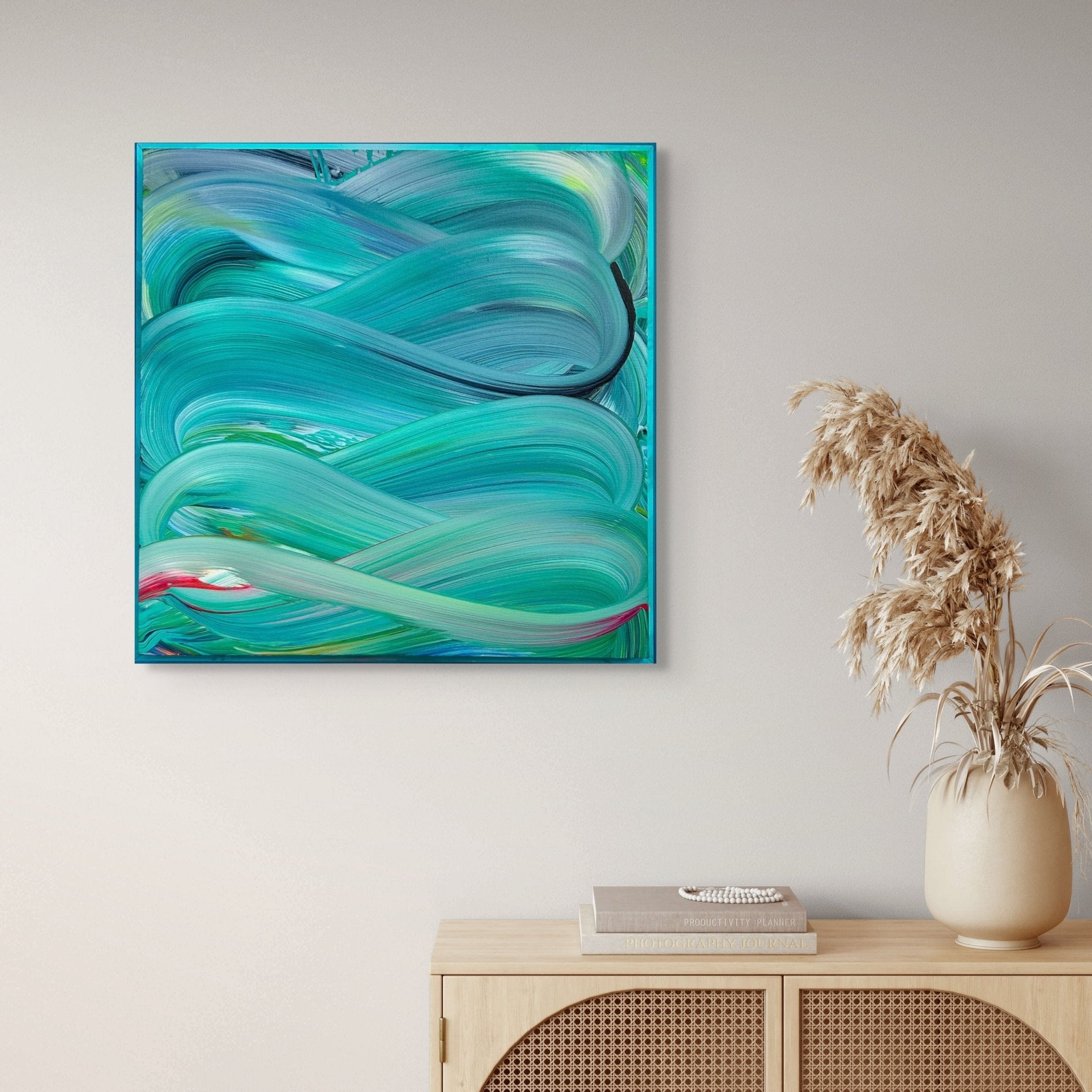 Aquatic Dreams - Nikolaos Schizas - Abstract Painting - Ideelart