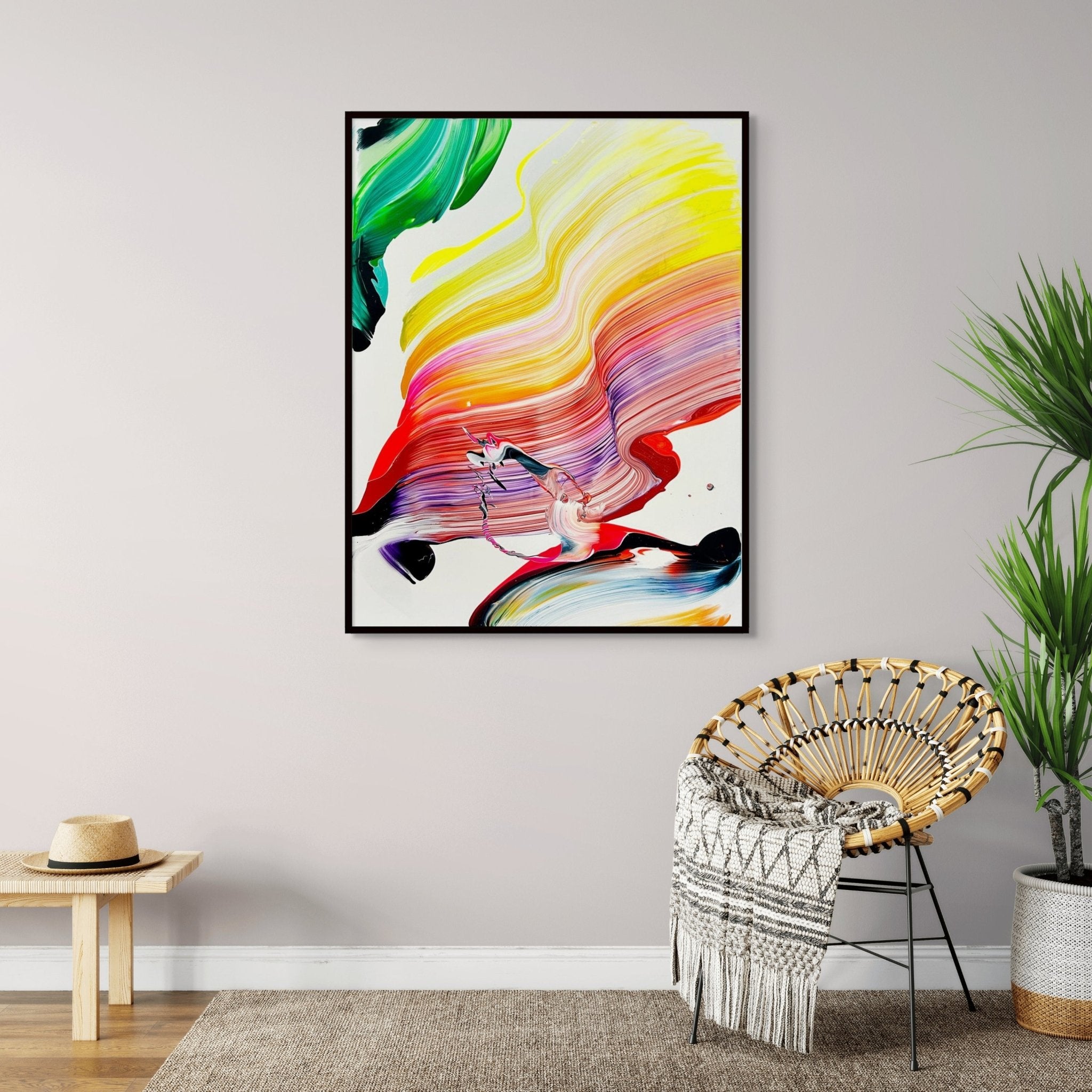 Prophecy - Nikolaos Schizas - Abstract Painting - Ideelart