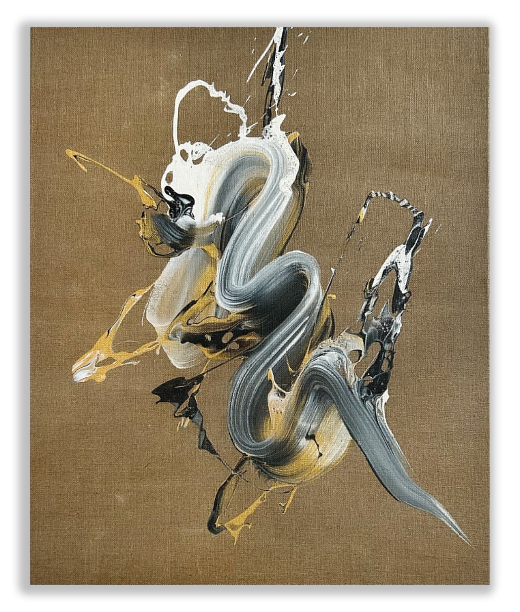 Silent surge - Nikolaos Schizas - Abstract Painting - Ideelart