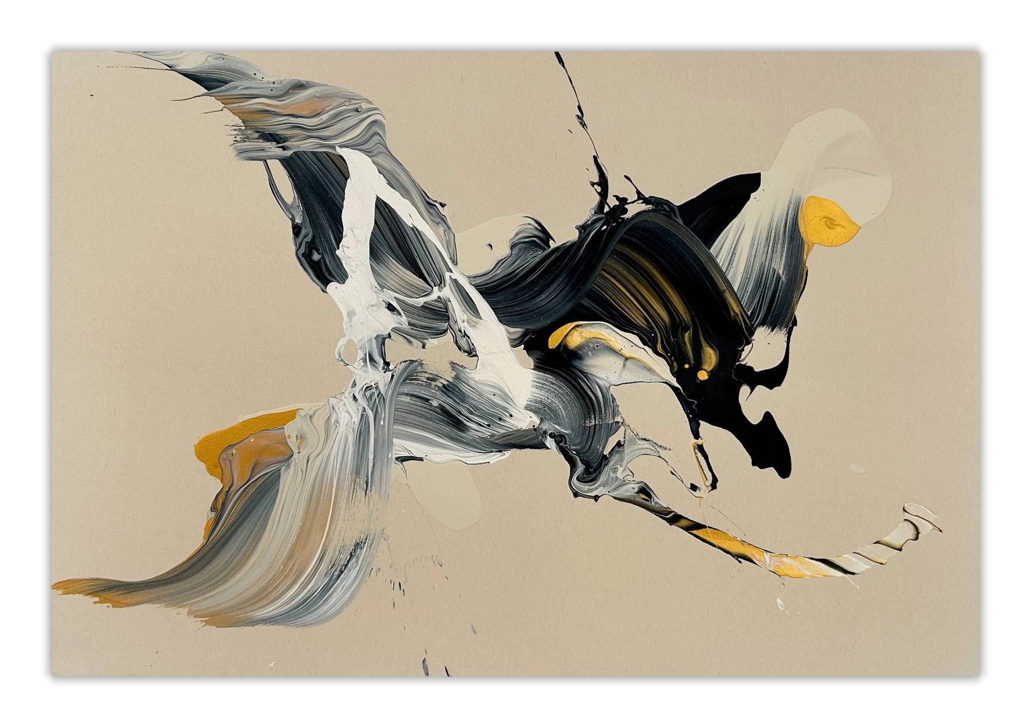 Watching you - Nikolaos Schizas - Abstract Painting - Ideelart