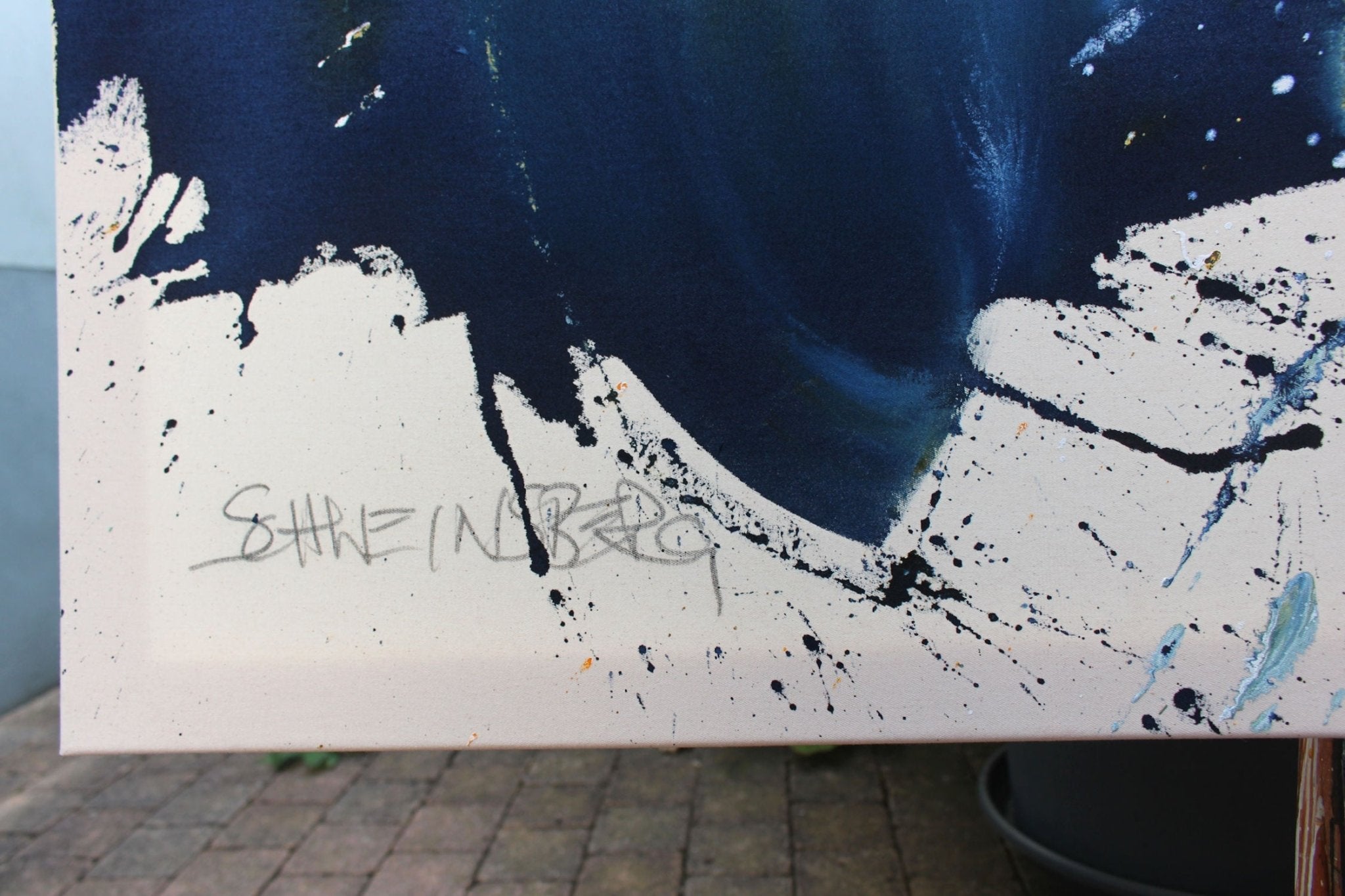 Night Kisses Day - Daniela Schweinsberg - Abstract Painting - Ideelart