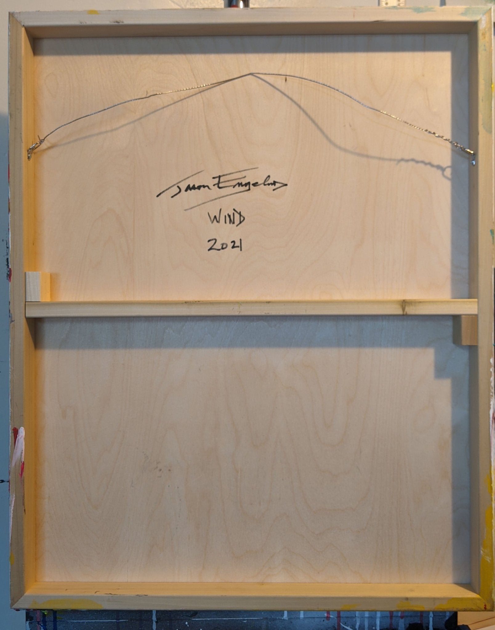 Wind - Jason Engelund - Abstract Painting - Ideelart