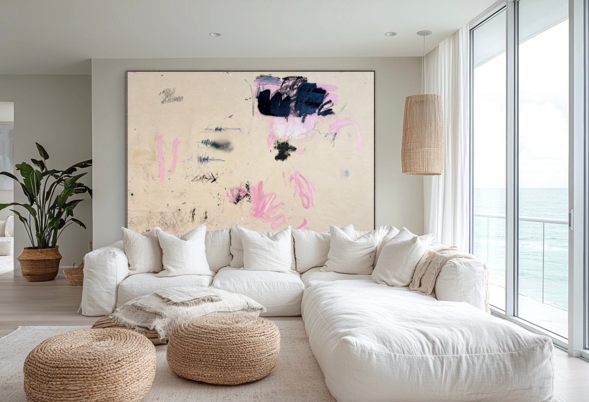 All the rooms we left unfinished - by Manuela Karin Knaut - Abstract Painting - Ideelart