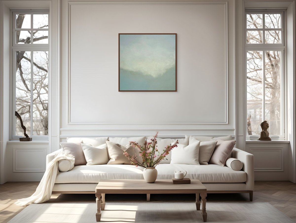 Ambient Grey - by Janise Yntema - Abstract Painting - Ideelart