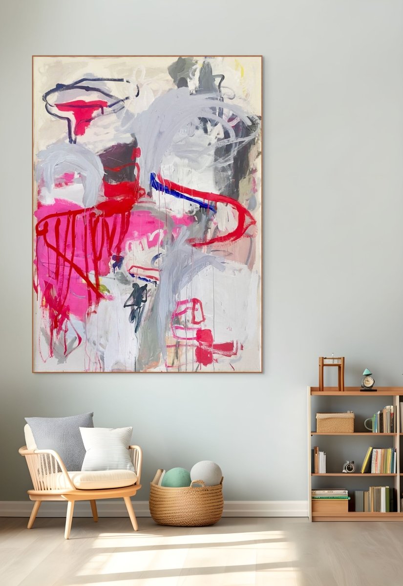 Arbeidsglaede - by Macha Poynder - Abstract Painting - Ideelart