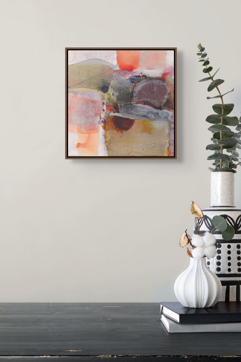 Archaic Landscape - by Greet Helsen - Abstract Painting - Ideelart