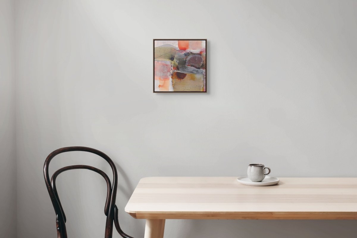 Archaic Landscape - by Greet Helsen - Abstract Painting - Ideelart