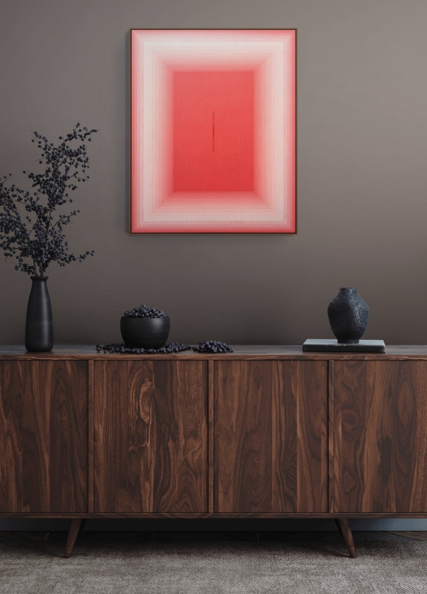 Autosuggestion (Peach) - by Andy Harwood - Abstract Painting - Ideelart