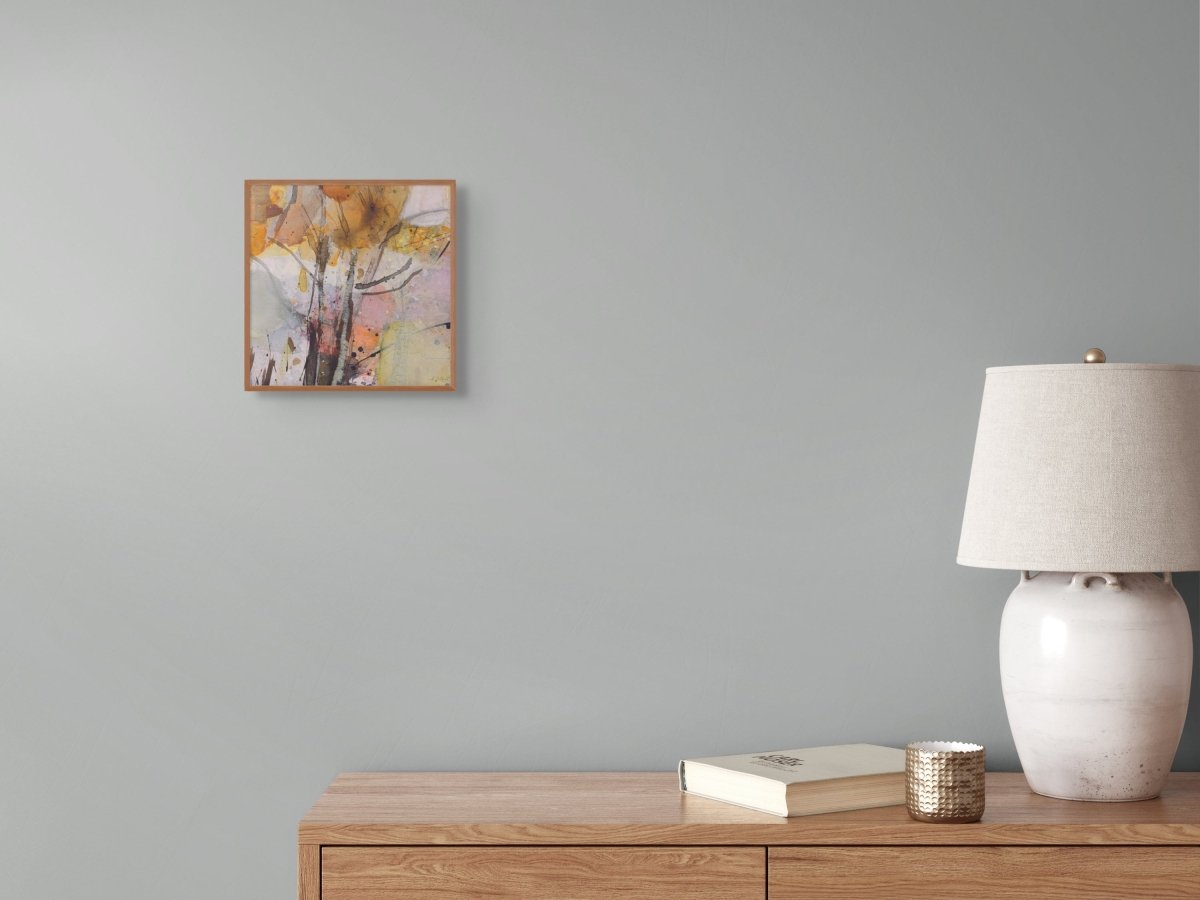 Autumn Light - by Greet Helsen - Abstract Painting - Ideelart