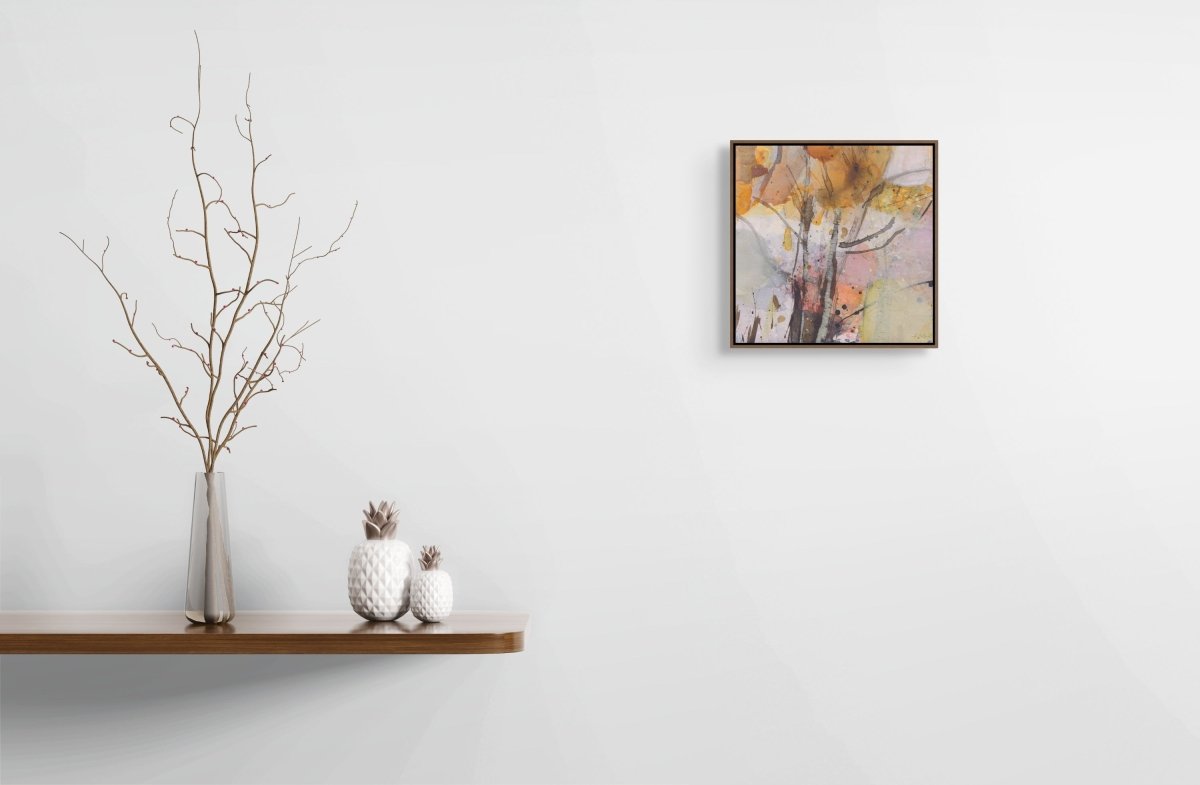 Autumn Light - by Greet Helsen - Abstract Painting - Ideelart