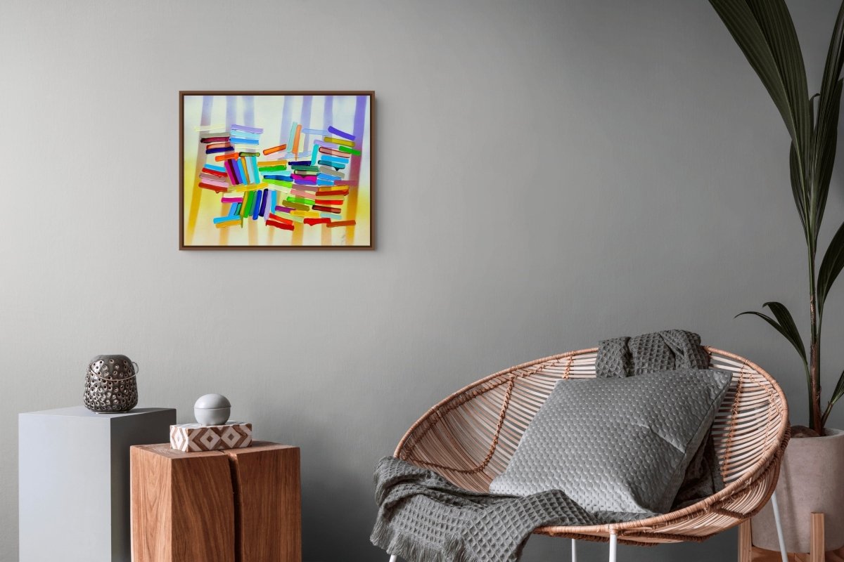 Badly, Madly, Gladly - by Martina Nehrling - Abstract Painting - Ideelart