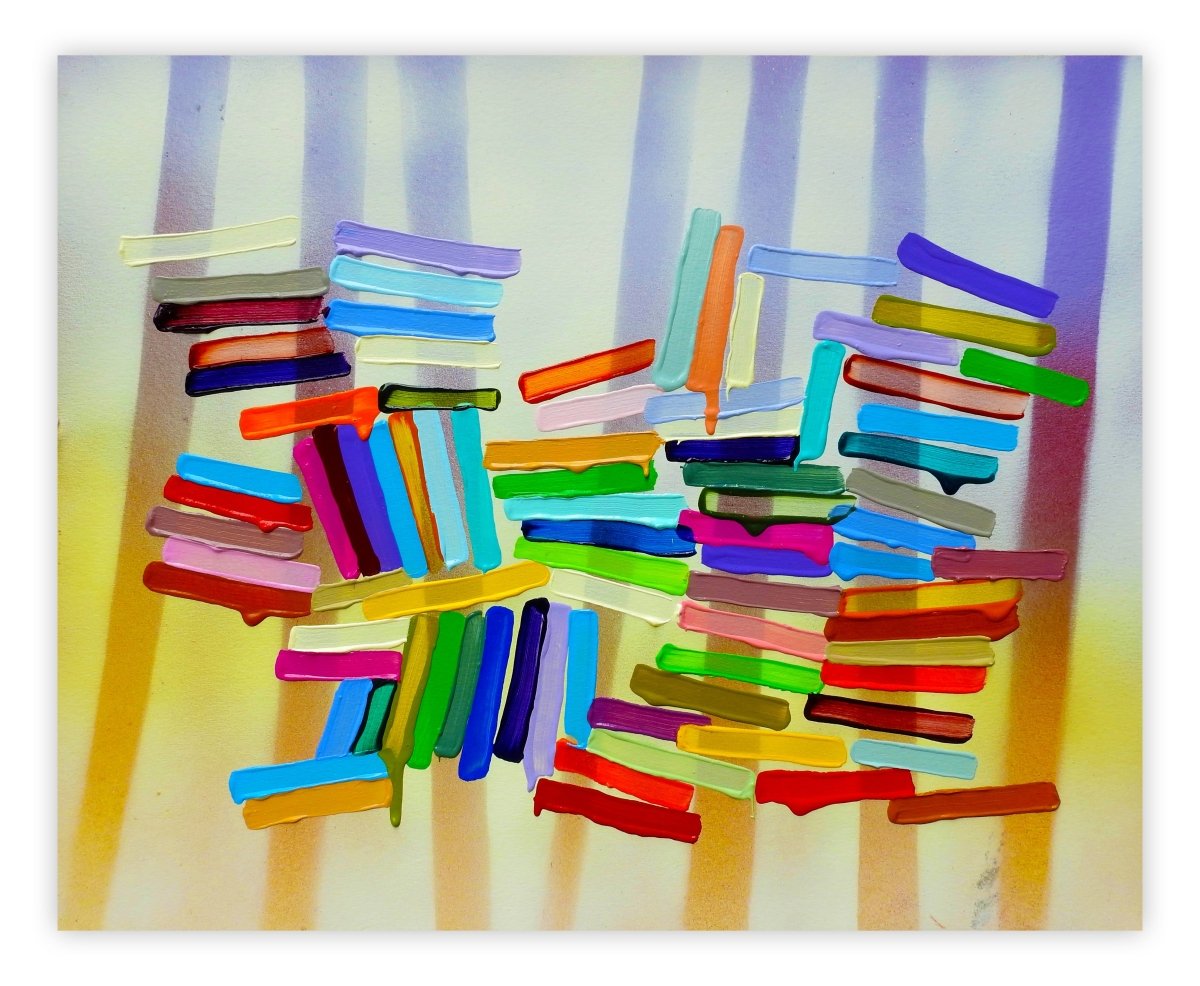 Badly, Madly, Gladly - by Martina Nehrling - Abstract Painting - Ideelart