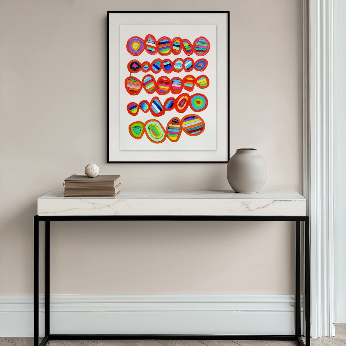 Birdsong 1 - by Martina Nehrling - Abstract Painting - Ideelart