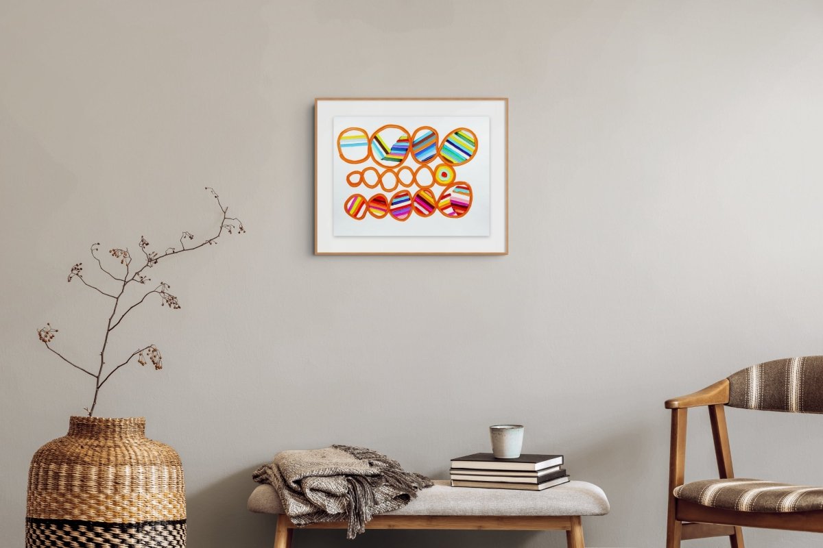 Birdsong 3 - by Martina Nehrling - Abstract Painting - Ideelart