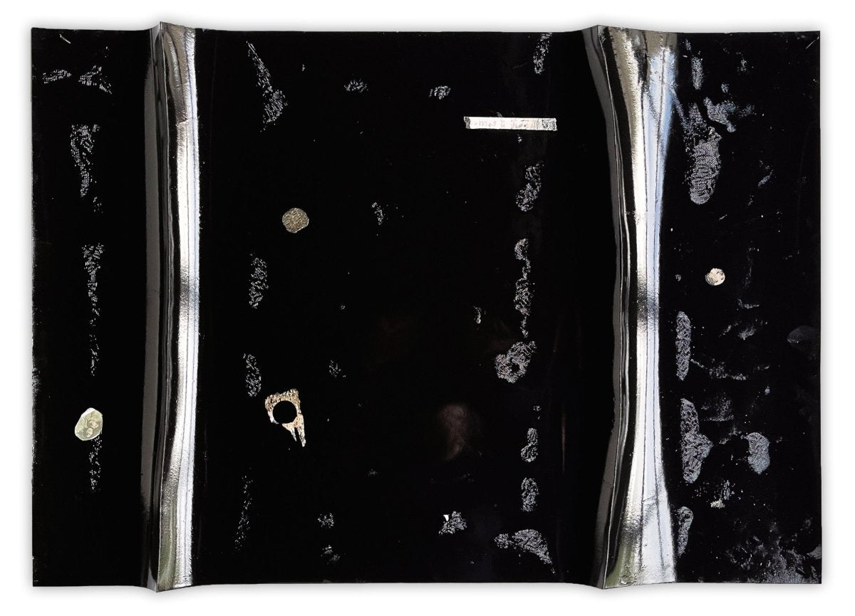 Black river 38 - by Harald Kröner - Abstract Painting - Ideelart