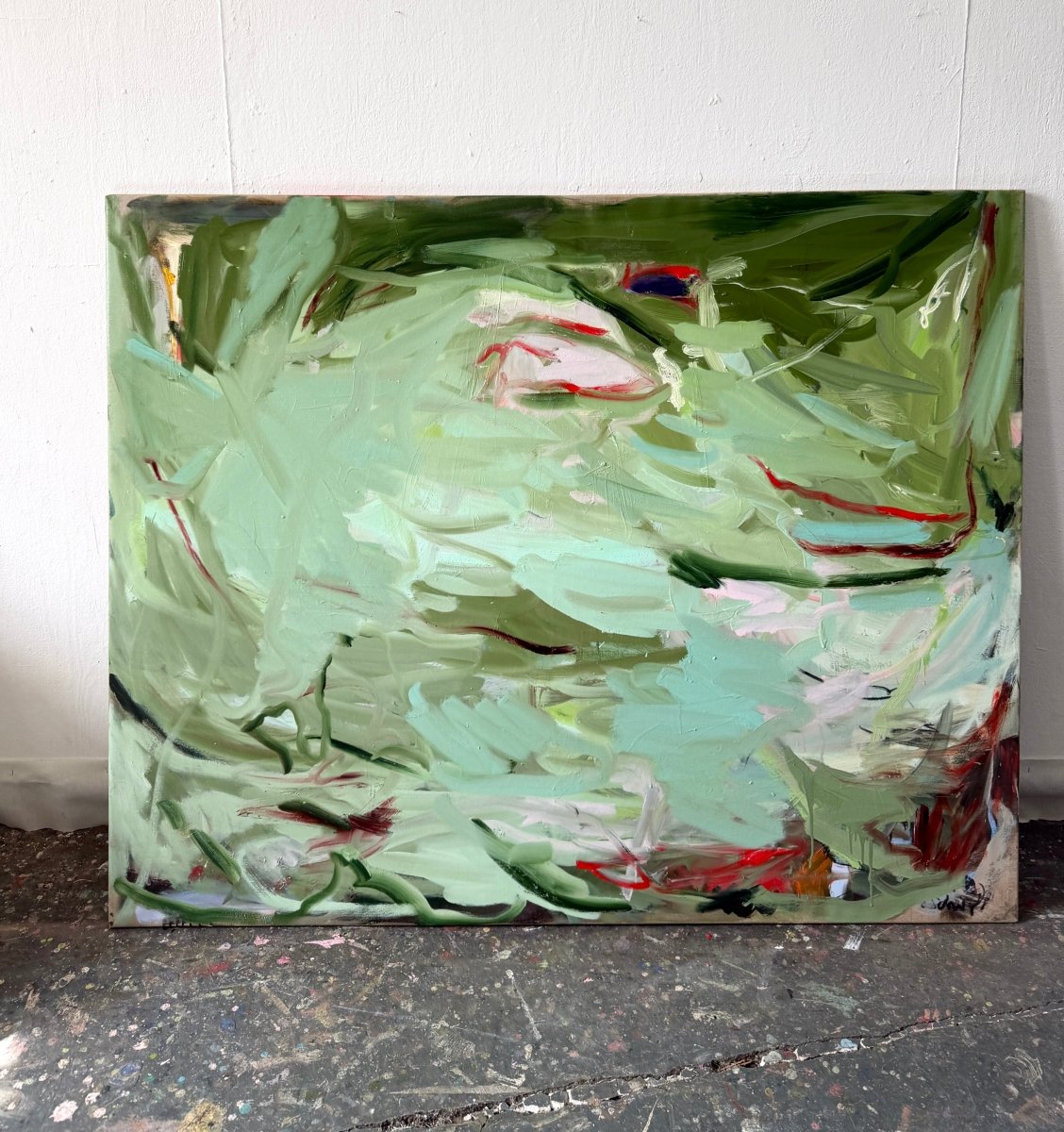 Bodies and Gardens I - by Petra Schott - Abstract Painting - Ideelart