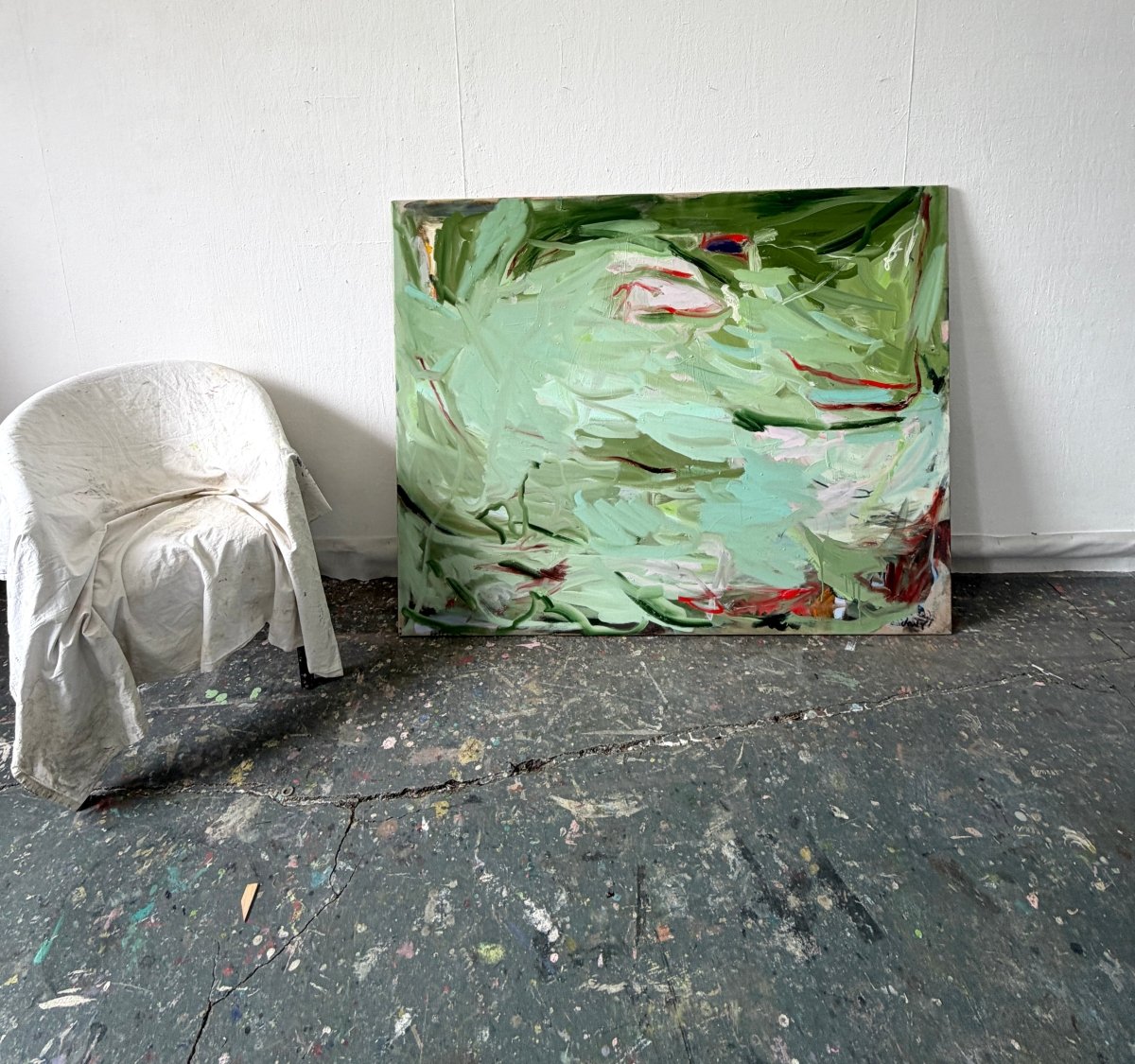 Bodies and Gardens I - by Petra Schott - Abstract Painting - Ideelart