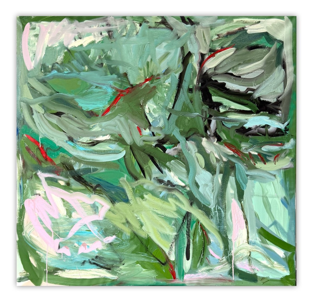 Bodies and Gardens IX - by Petra Schott - Abstract Painting - Ideelart