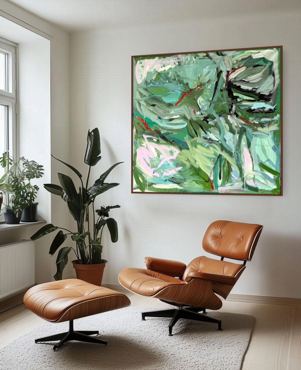 Bodies and Gardens IX - by Petra Schott - Abstract Painting - Ideelart