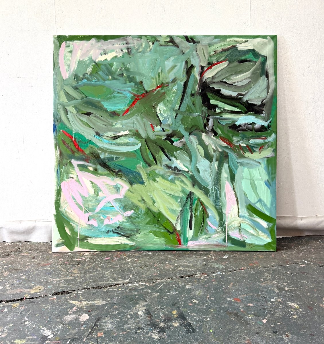 Bodies and Gardens IX - by Petra Schott - Abstract Painting - Ideelart