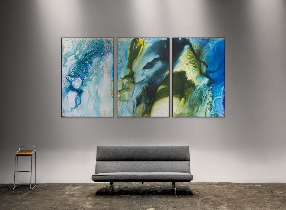 Bois de Boulogne 1 (Triptych) - by Ideelart - Available to buy in