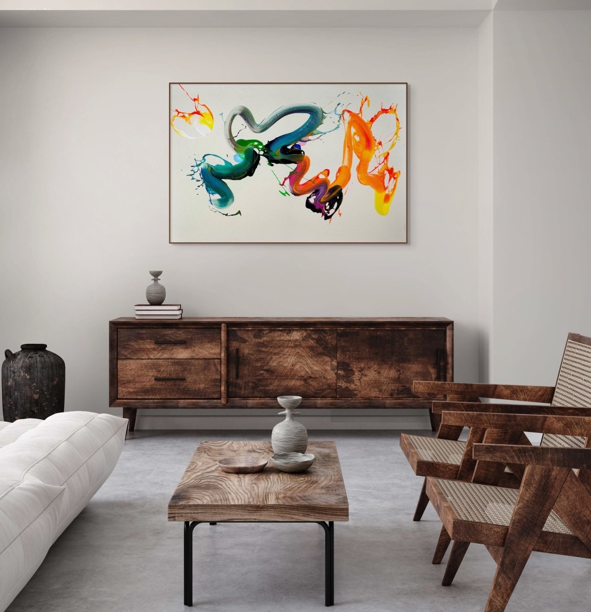 But why not - by Nikolaos Schizas - Abstract Painting - Ideelart
