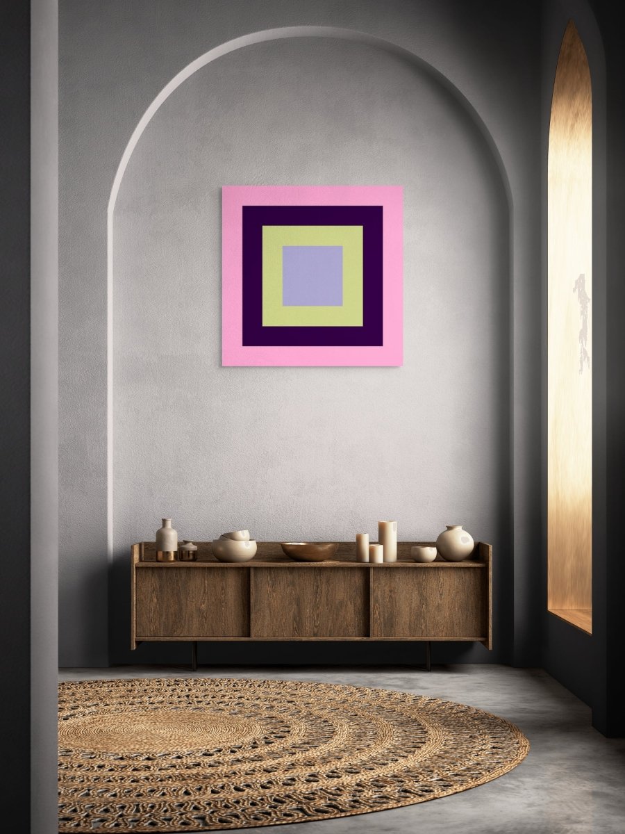 Color Orb October - by Brent Hallard - Abstract Painting - Ideelart