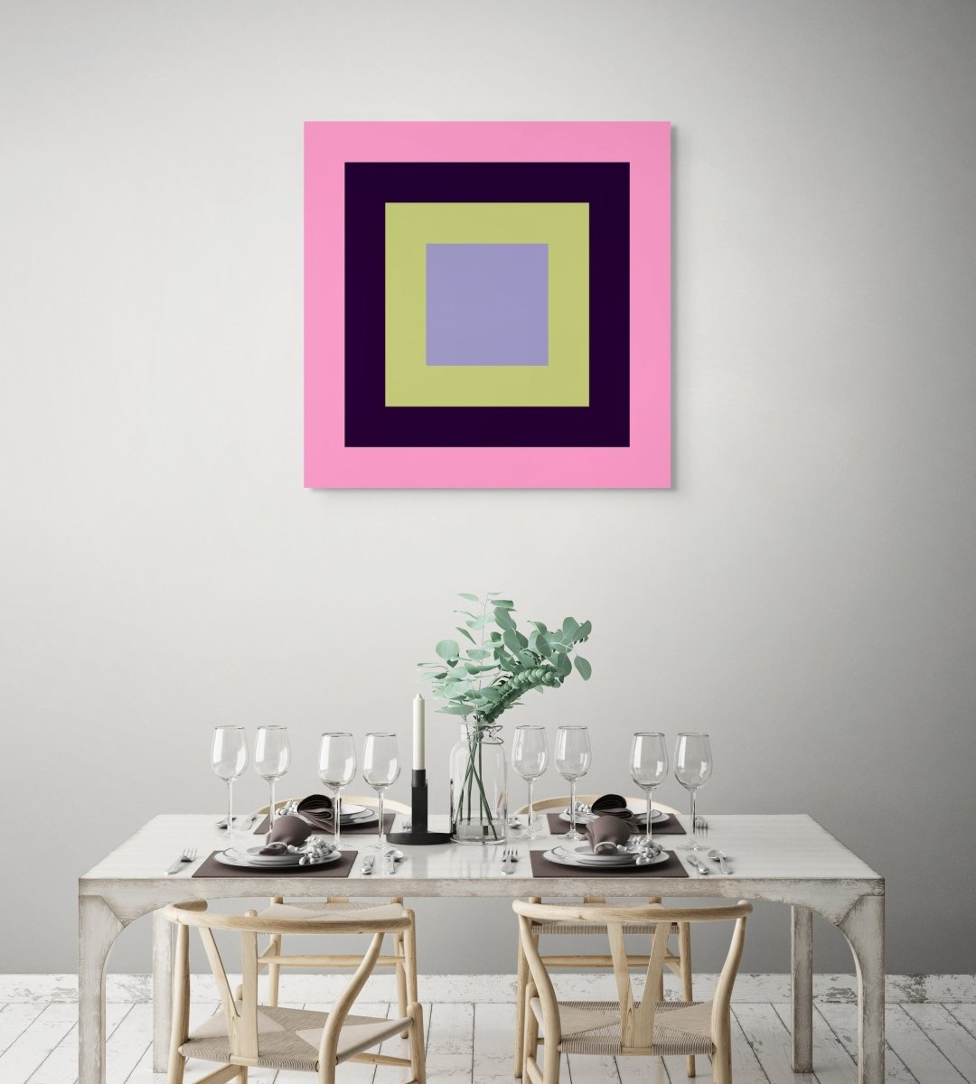 Color Orb October - by Brent Hallard - Abstract Painting - Ideelart