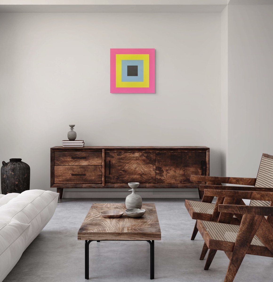 Colour Orb 4 - by Brent Hallard - Abstract Painting - Ideelart