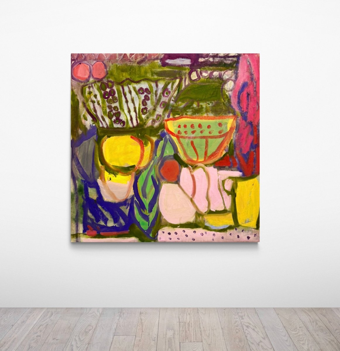 Coming over for breakfast - by Petra Schott - Abstract Painting - Ideelart