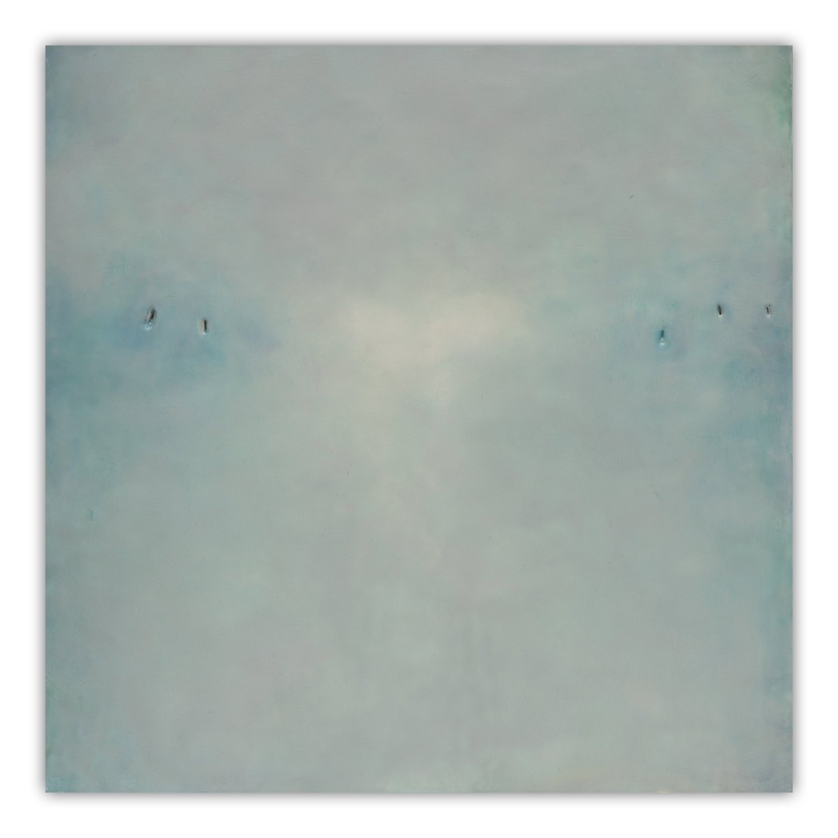 Crystalline Blue - by Janise Yntema - Abstract Painting - Ideelart