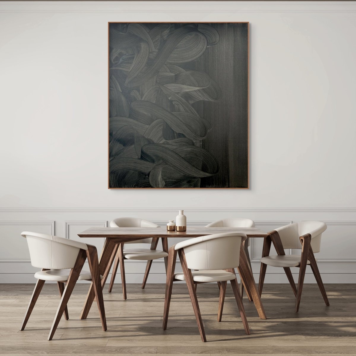 Dark paths - by Nikolaos Schizas - Abstract Painting - Ideelart