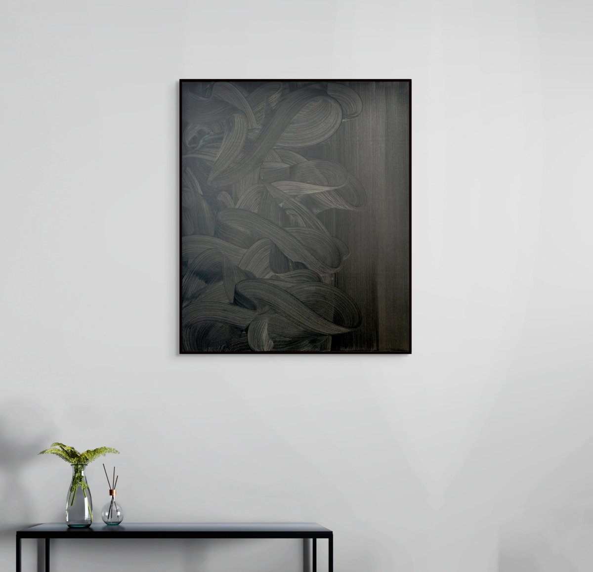 Dark paths - by Nikolaos Schizas - Abstract Painting - Ideelart