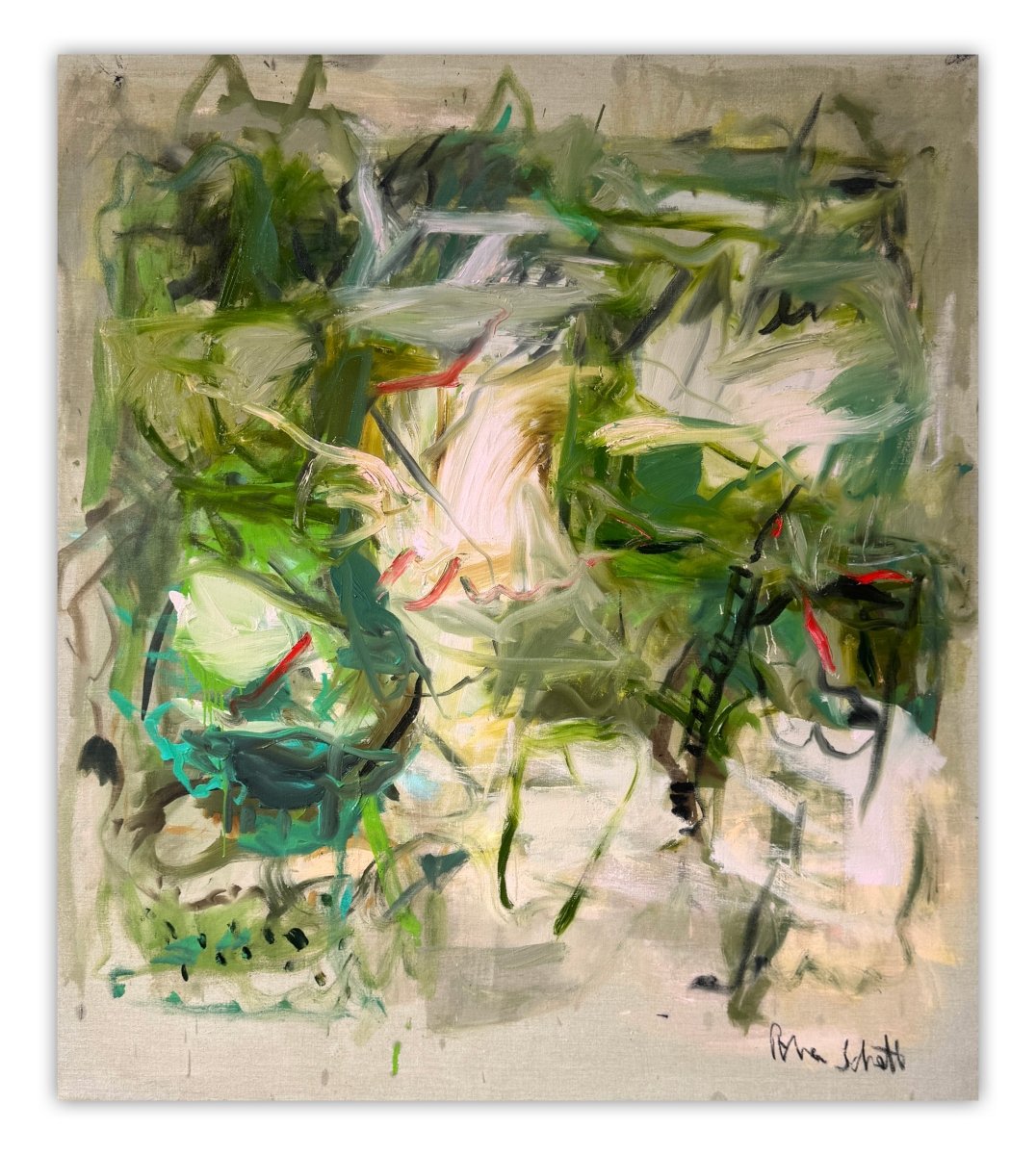 Deep into the gardens IV - by Petra Schott - Abstract Painting - Ideelart