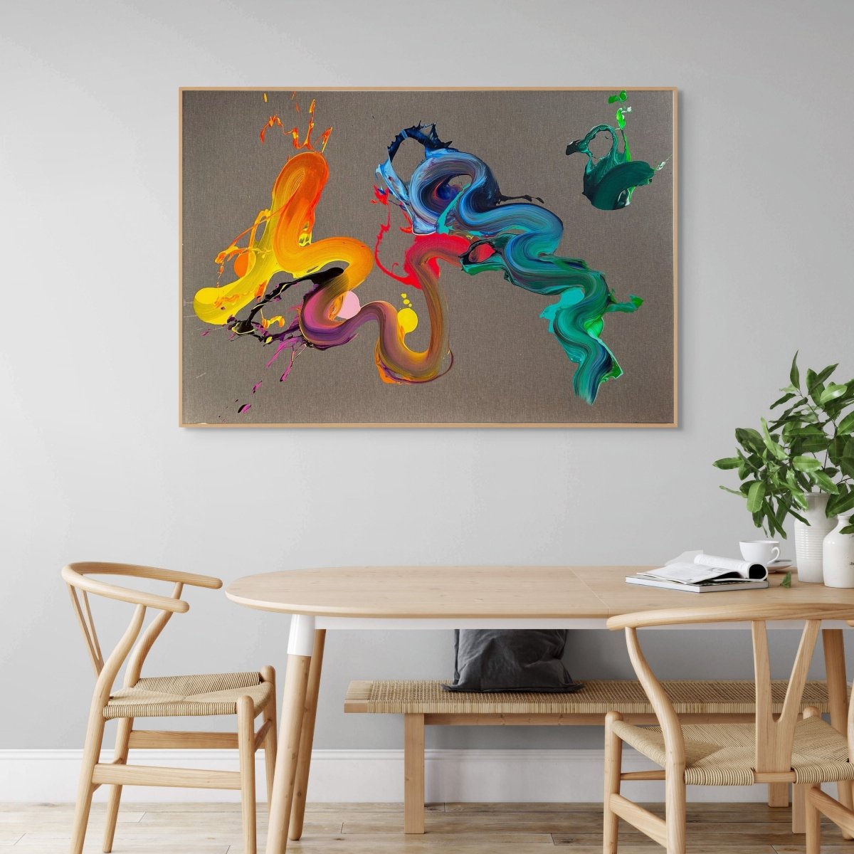 Don't look back - by Nikolaos Schizas - Abstract Painting - Ideelart