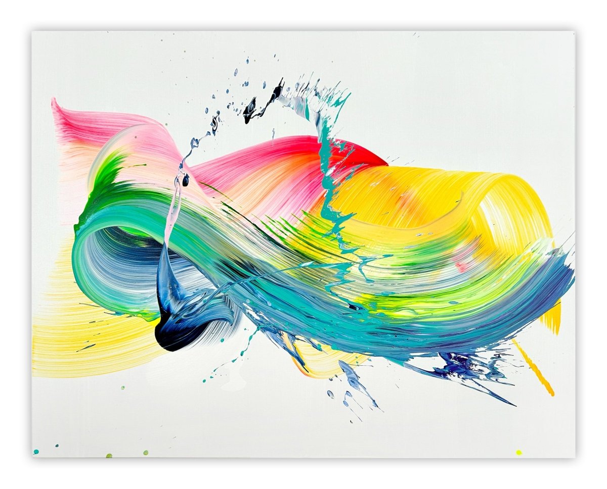 Echo bloom - by Nikolaos Schizas - Abstract Painting - Ideelart