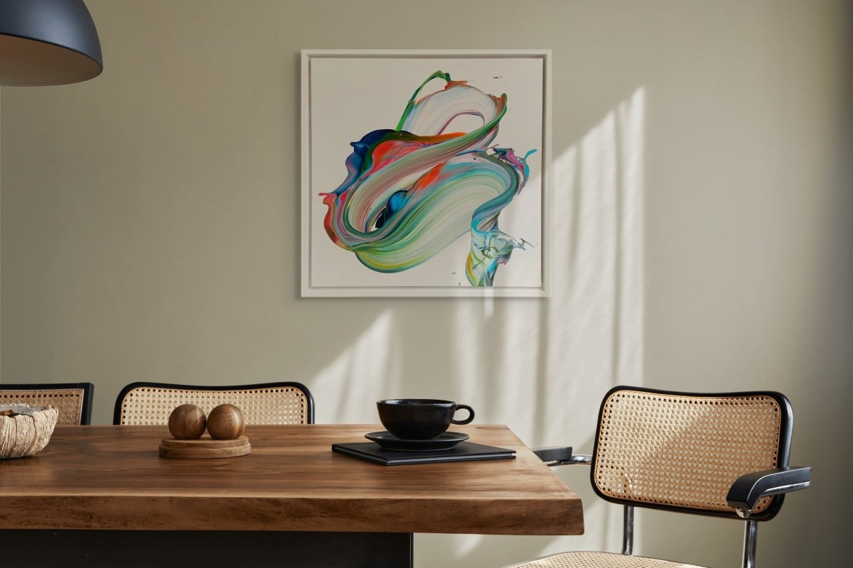 Echoes in the light - by Nikolaos Schizas - Abstract Painting - Ideelart