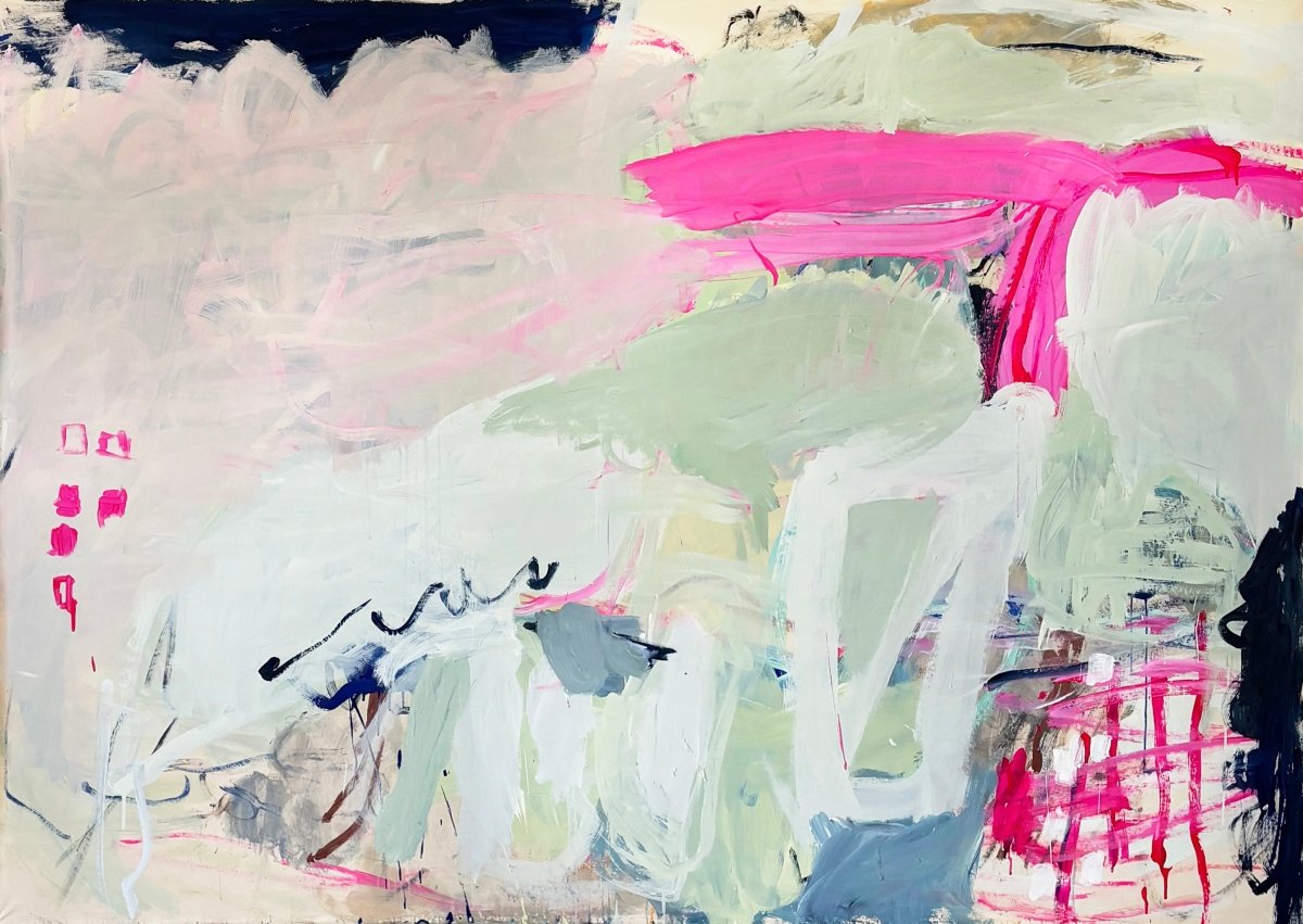 Far Away - by Macha Poynder - Abstract Painting - Ideelart