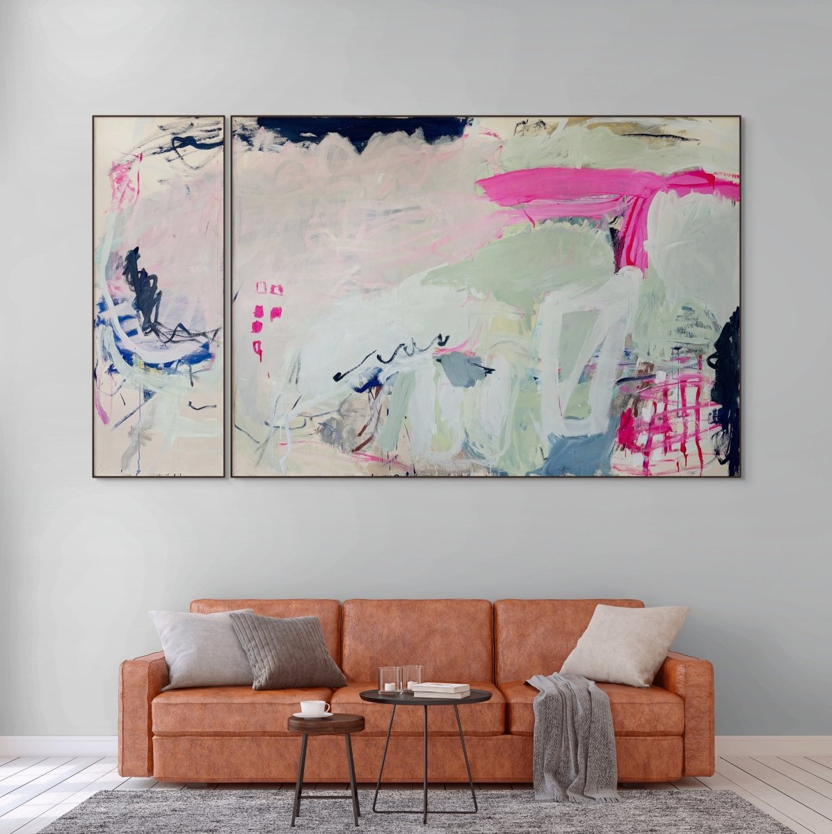 Far Away - by Macha Poynder - Abstract Painting - Ideelart