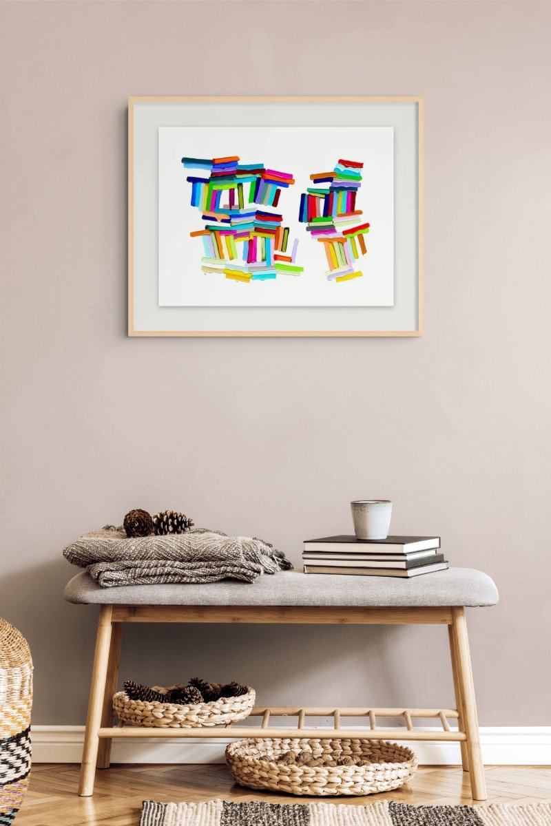 Fold, Crease, Bend - by Martina Nehrling - Abstract Painting - Ideelart