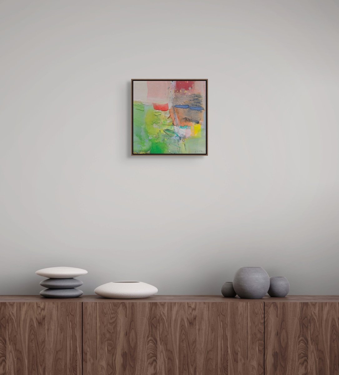 In The Green - by Greet Helsen - Abstract Painting - Ideelart