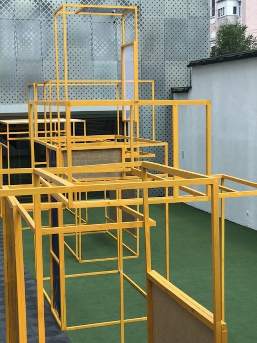 Infinite Village - Interspace - by Tilman - Abstract Projects - Ideelart