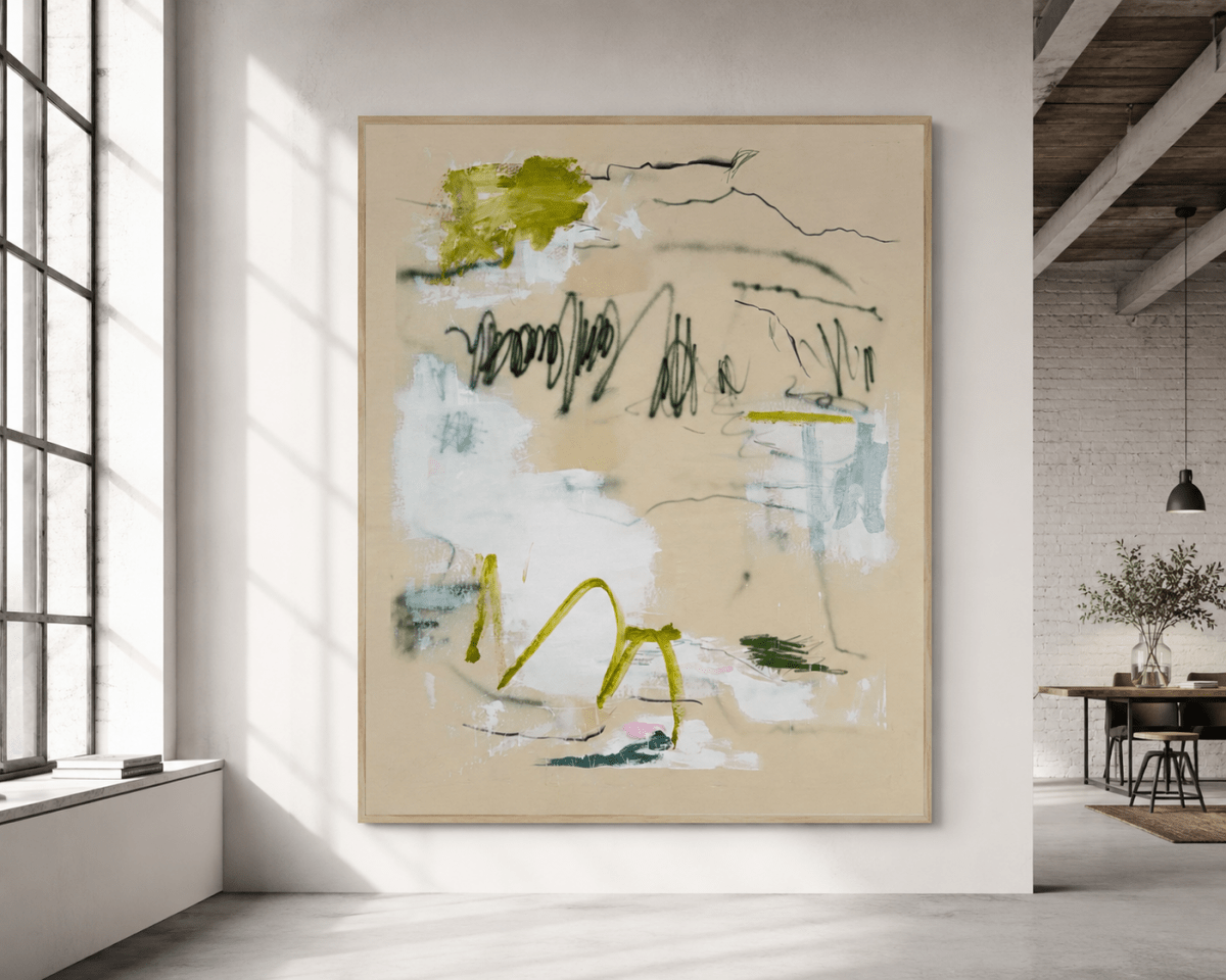 Japanese silence - by Manuela Karin Knaut - Abstract Painting - Ideelart
