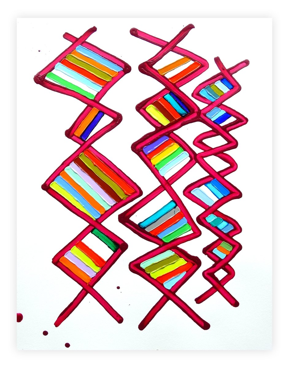 Jive 1 - by Martina Nehrling - Abstract Painting - Ideelart